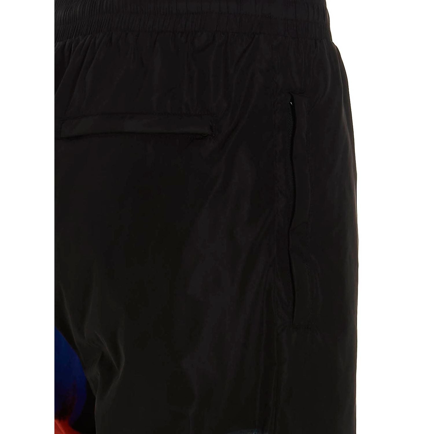 Moschino Black Polyamide Athletic Pants