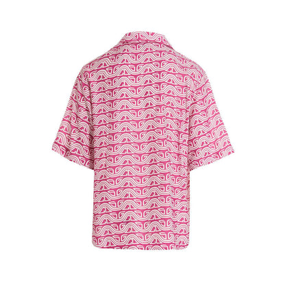 GCDS Fuchsia Viscose Blouse