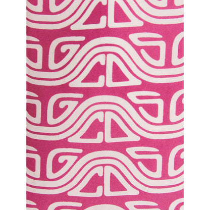 GCDS Fuchsia Viscose Blouse