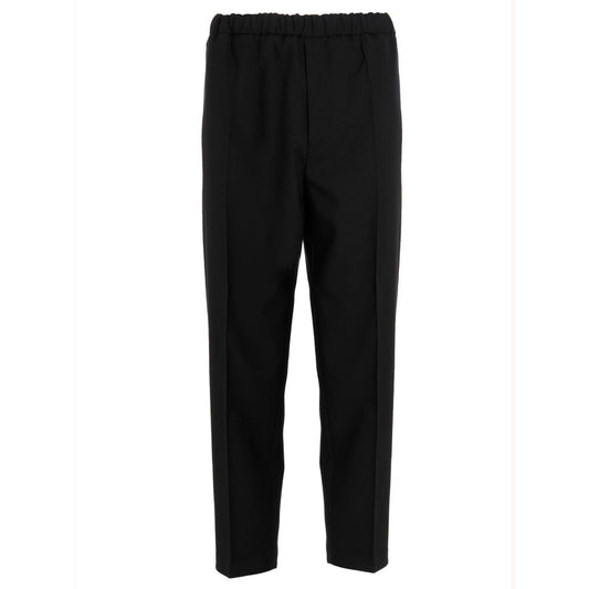 Jil Sander Blue Polyester Casual Pants
