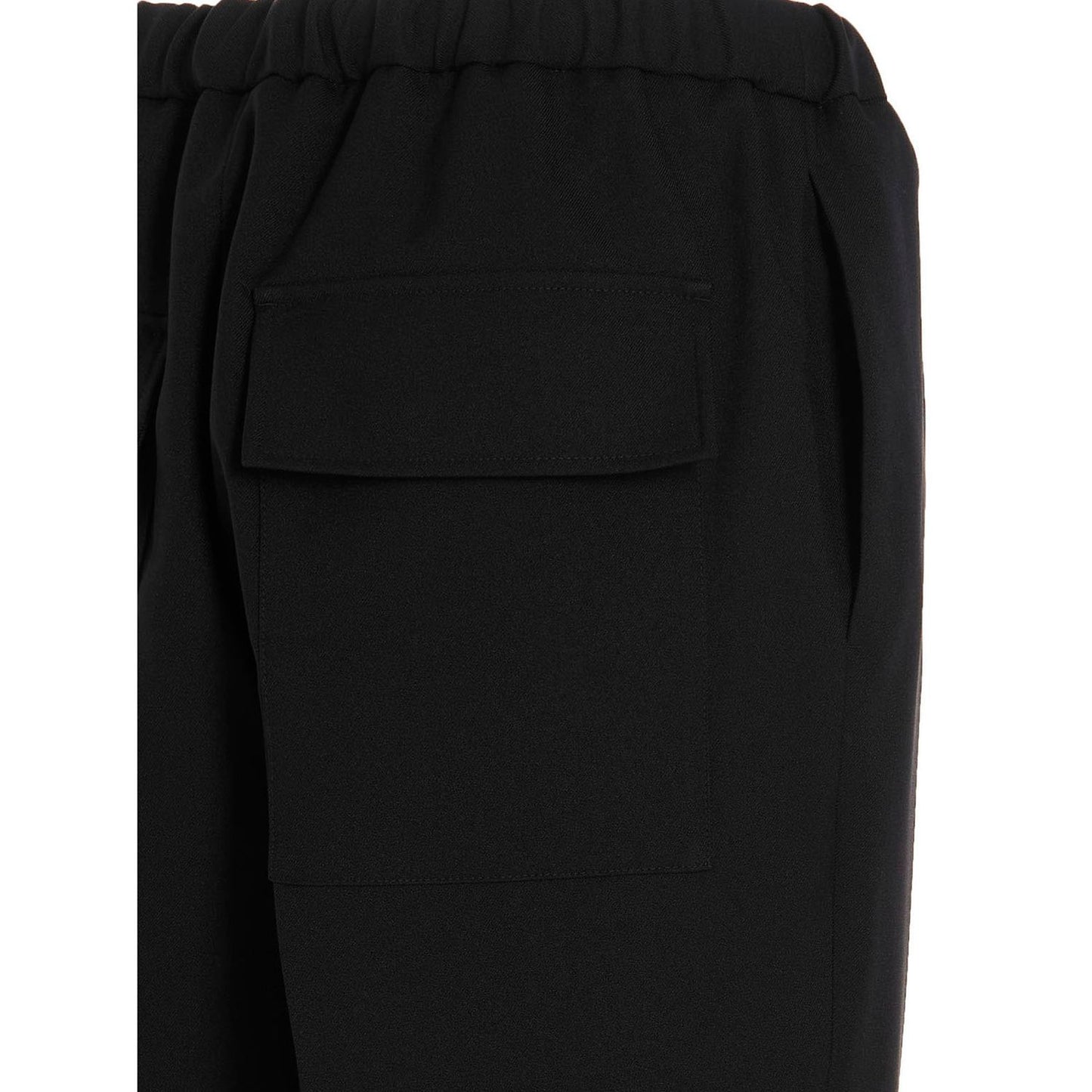 Jil Sander Blue Polyester Casual Pants