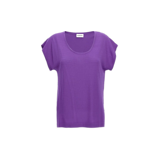 P.A.R.O.S.H. Purple Viscose T-Shirt