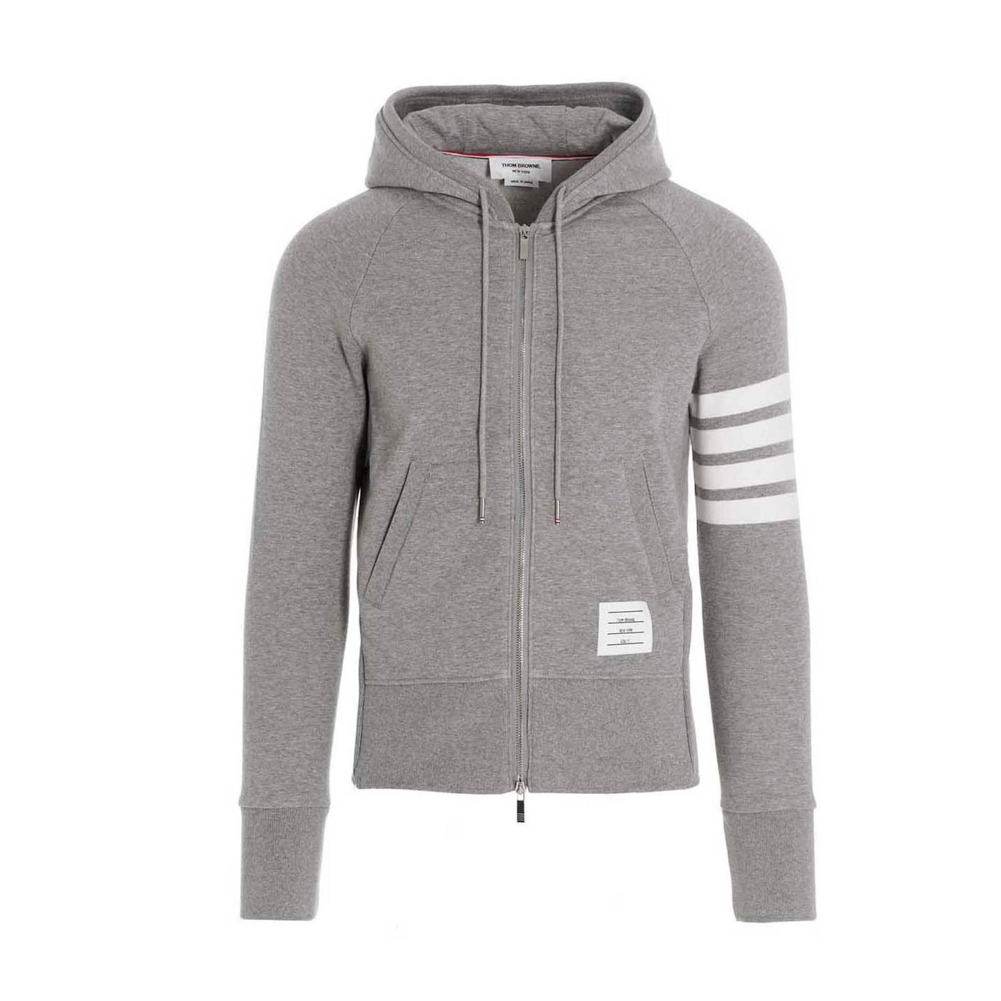 Thom Browne Gray Cotton Sweatshirt