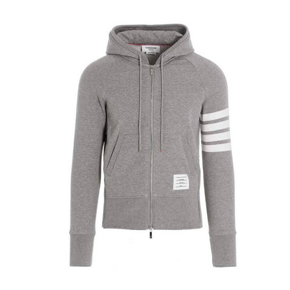Thom Browne Gray Cotton Sweatshirt