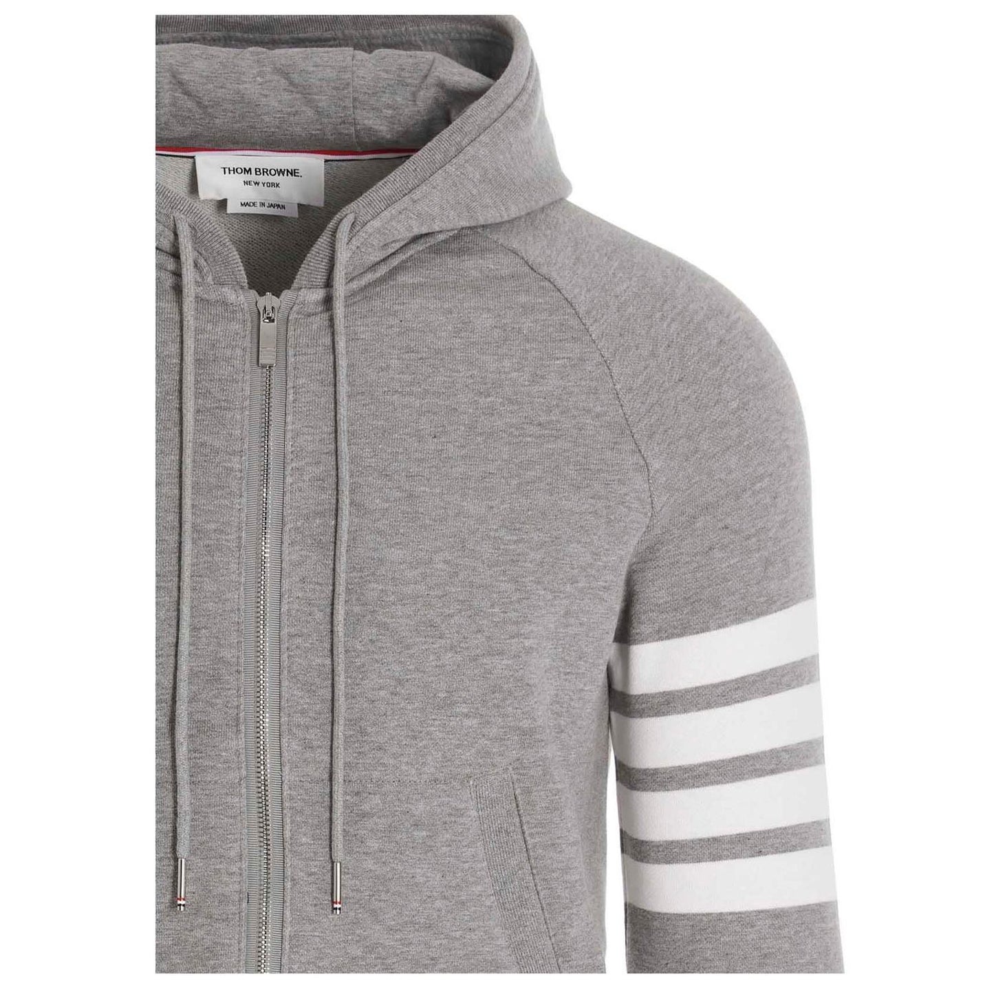 Thom Browne Gray Cotton Sweatshirt