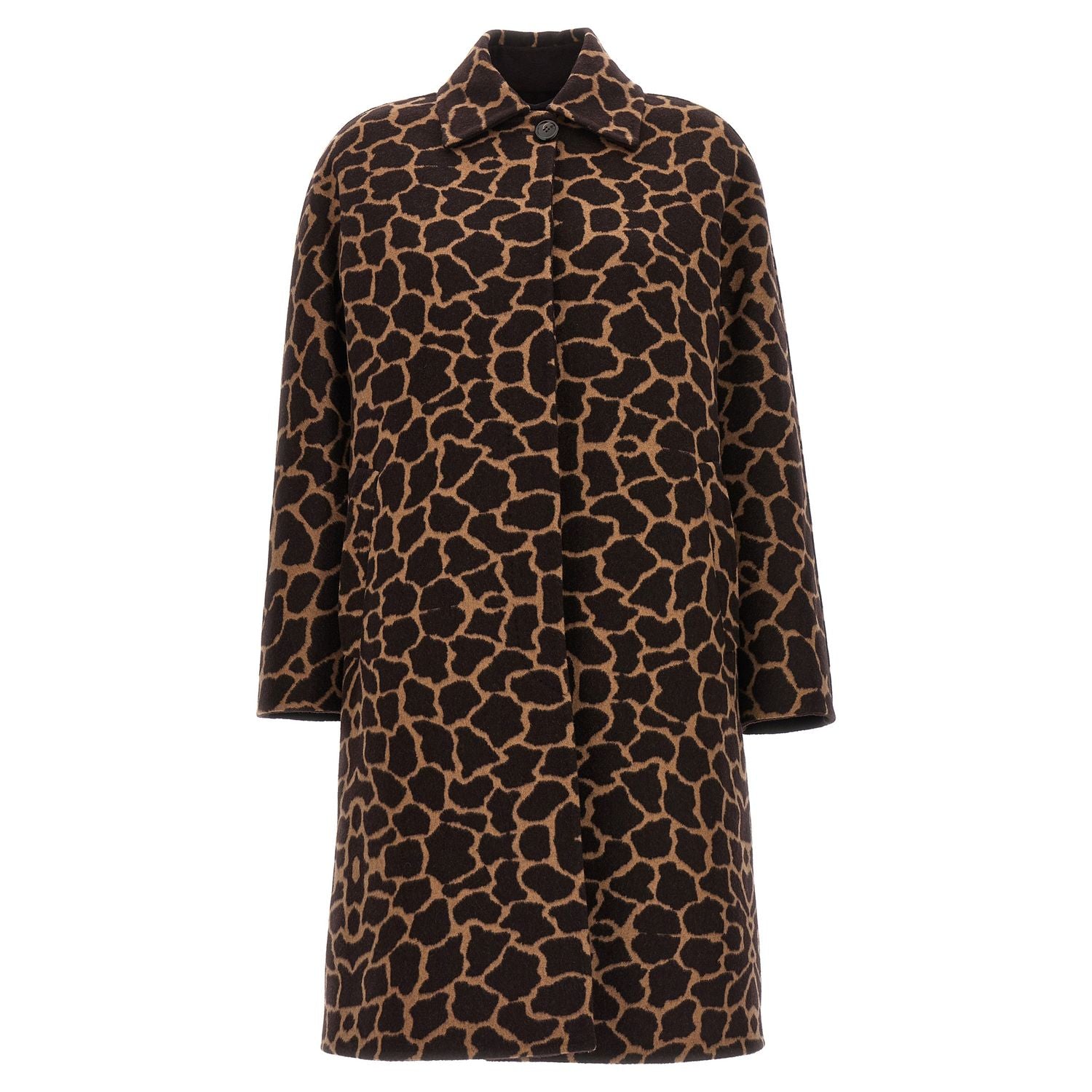 Max Mara Brown Virgin Wool Coat