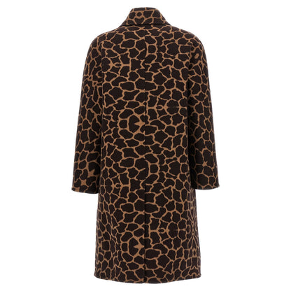 Max Mara Brown Virgin Wool Coat