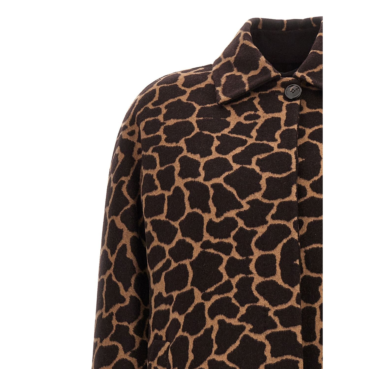 Max Mara Brown Virgin Wool Coat