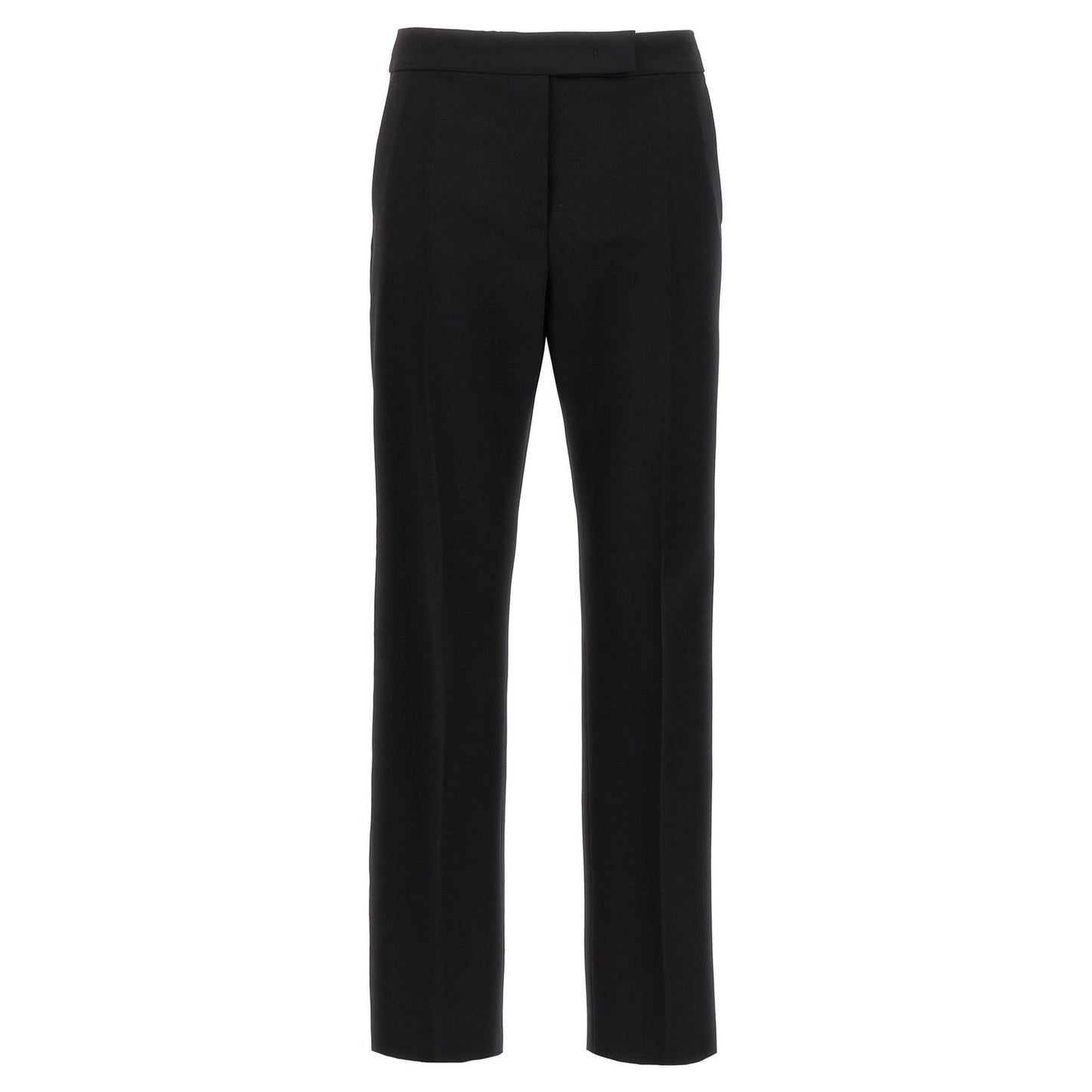 Max Mara Black Virgin Wool Dress Pants