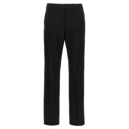Max Mara Black Virgin Wool Dress Pants