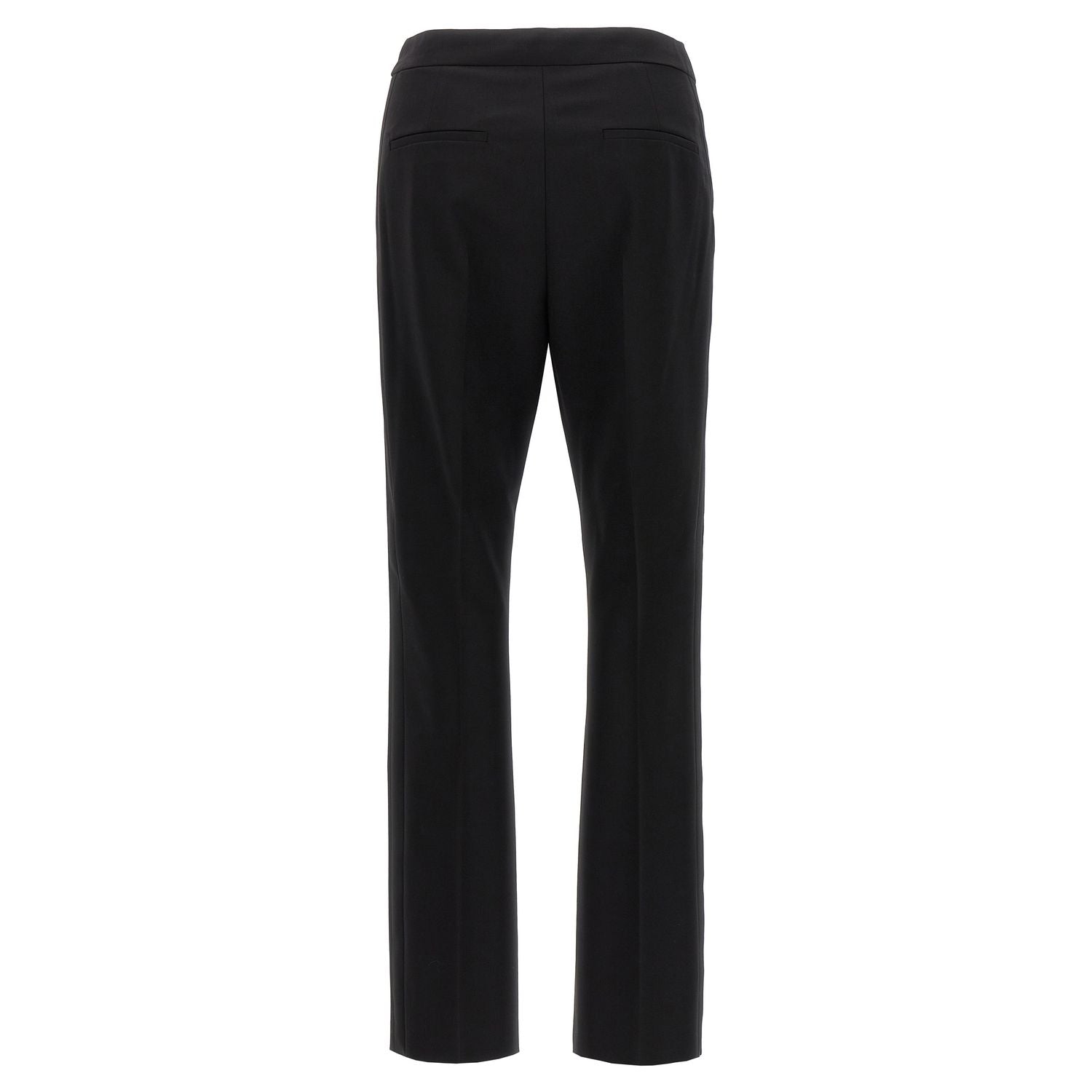 Max Mara Black Virgin Wool Dress Pants