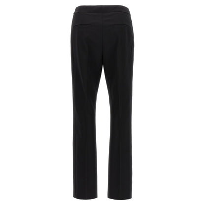 Max Mara Black Virgin Wool Dress Pants