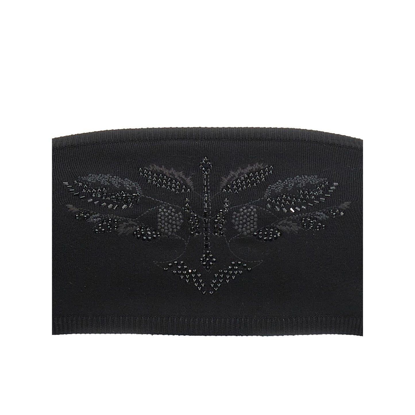 Max Mara Black Viscose Tank Tops