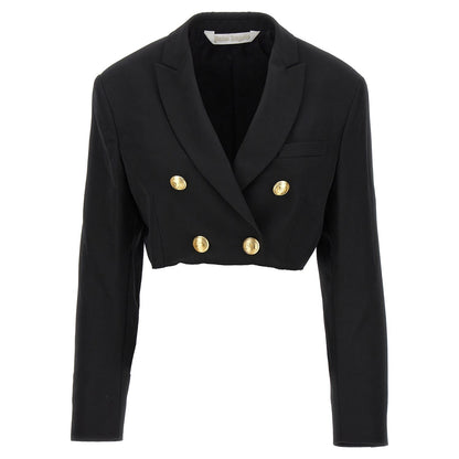 Palm Angels Black Polyester Blazer