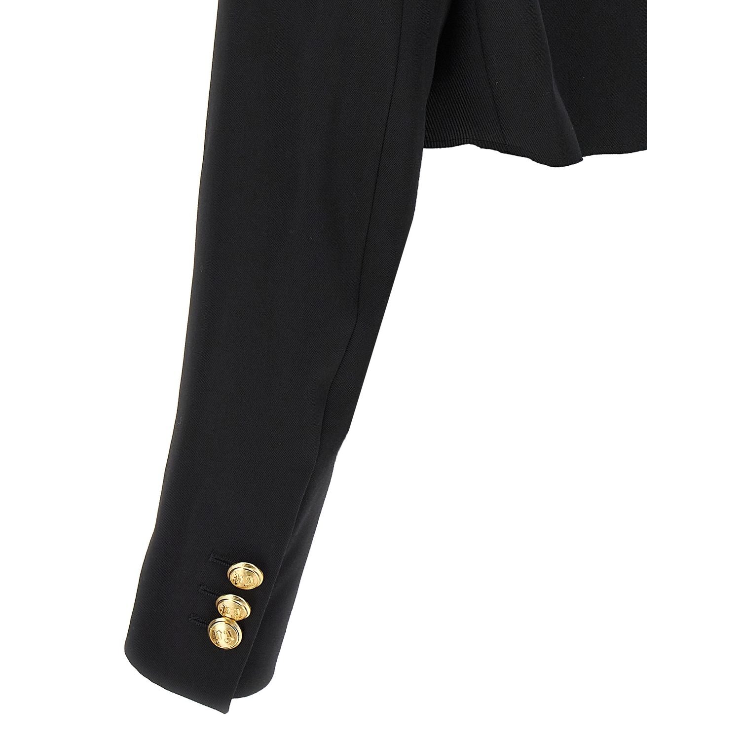 Palm Angels Black Polyester Blazer