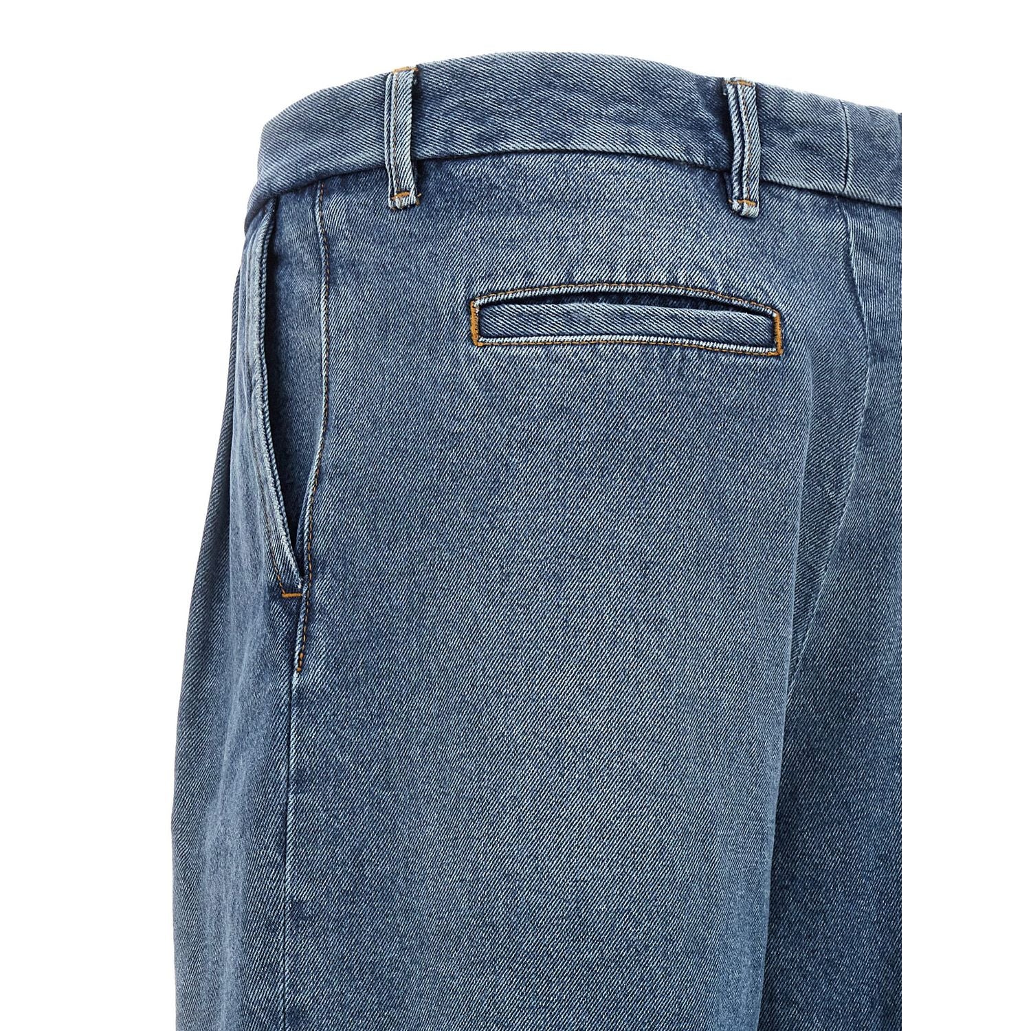 Armarium Blue Cotton Jeans Denim