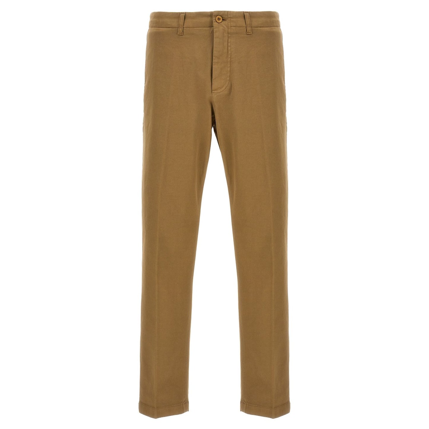 Department 5 Beige Cotton Casual Pants