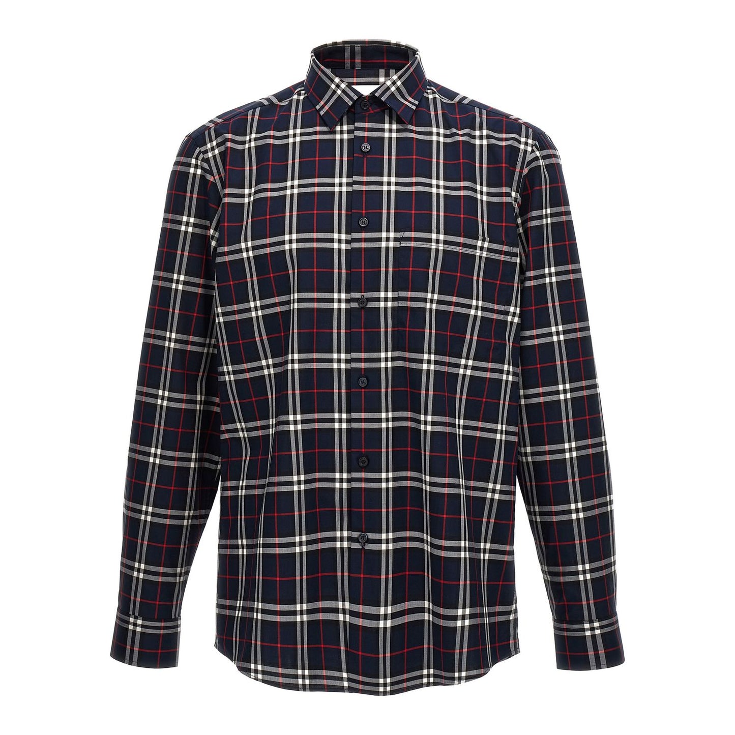 Burberry Blue Cotton Blouse