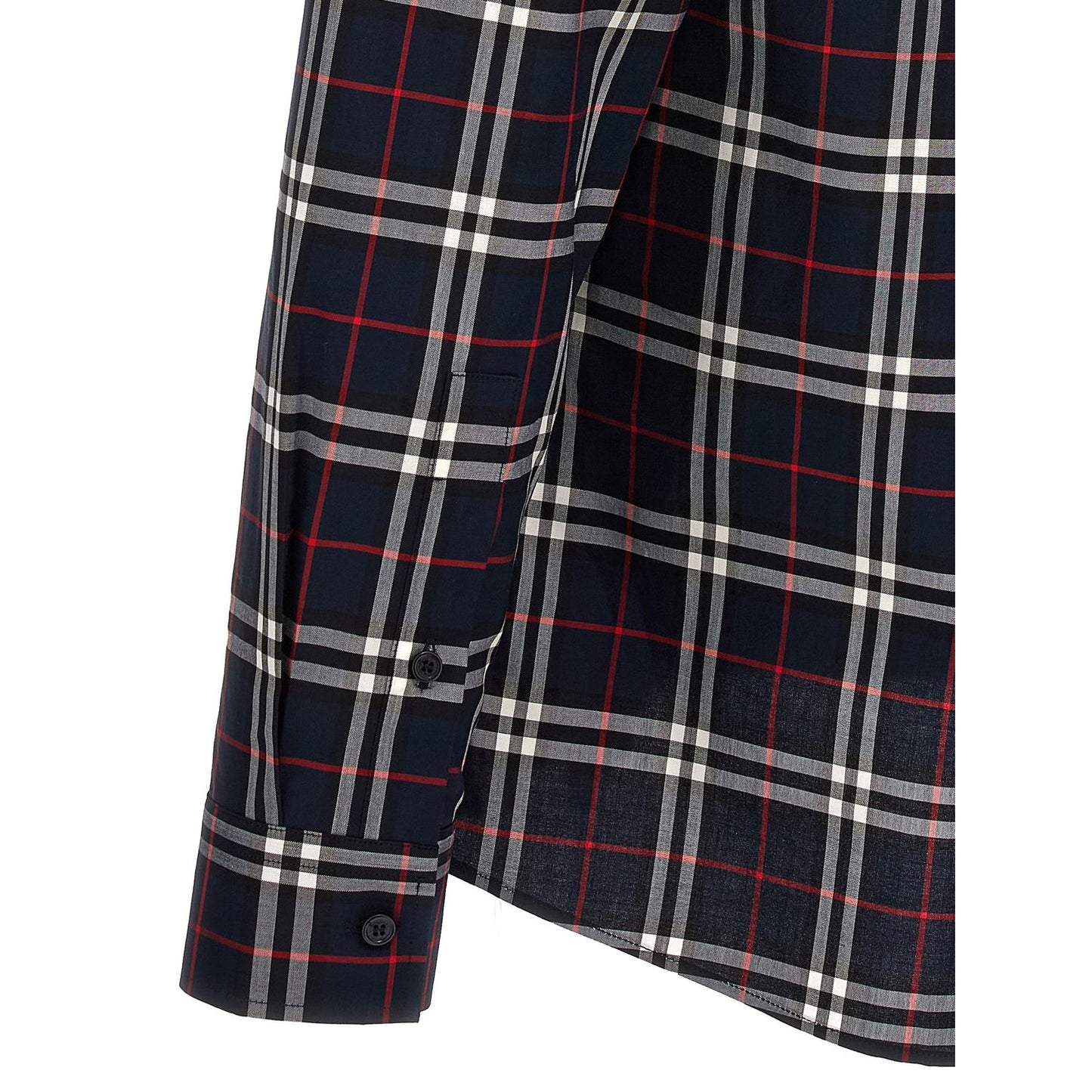 Burberry Blue Cotton Blouse