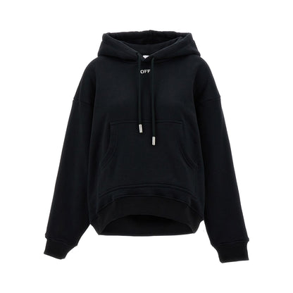 Off-White Black Cotton Hoodie
