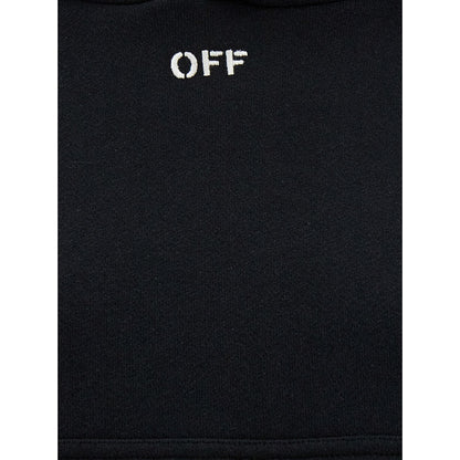 Off-White Black Cotton Hoodie