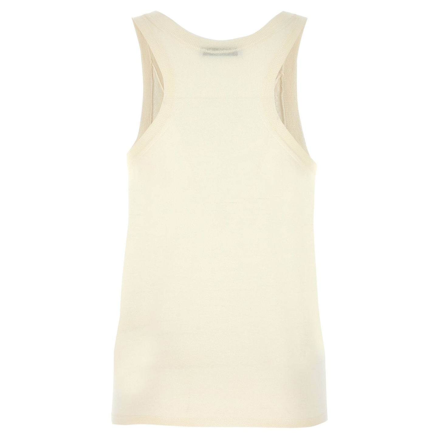 Max Mara White Cashmere Tank Tops