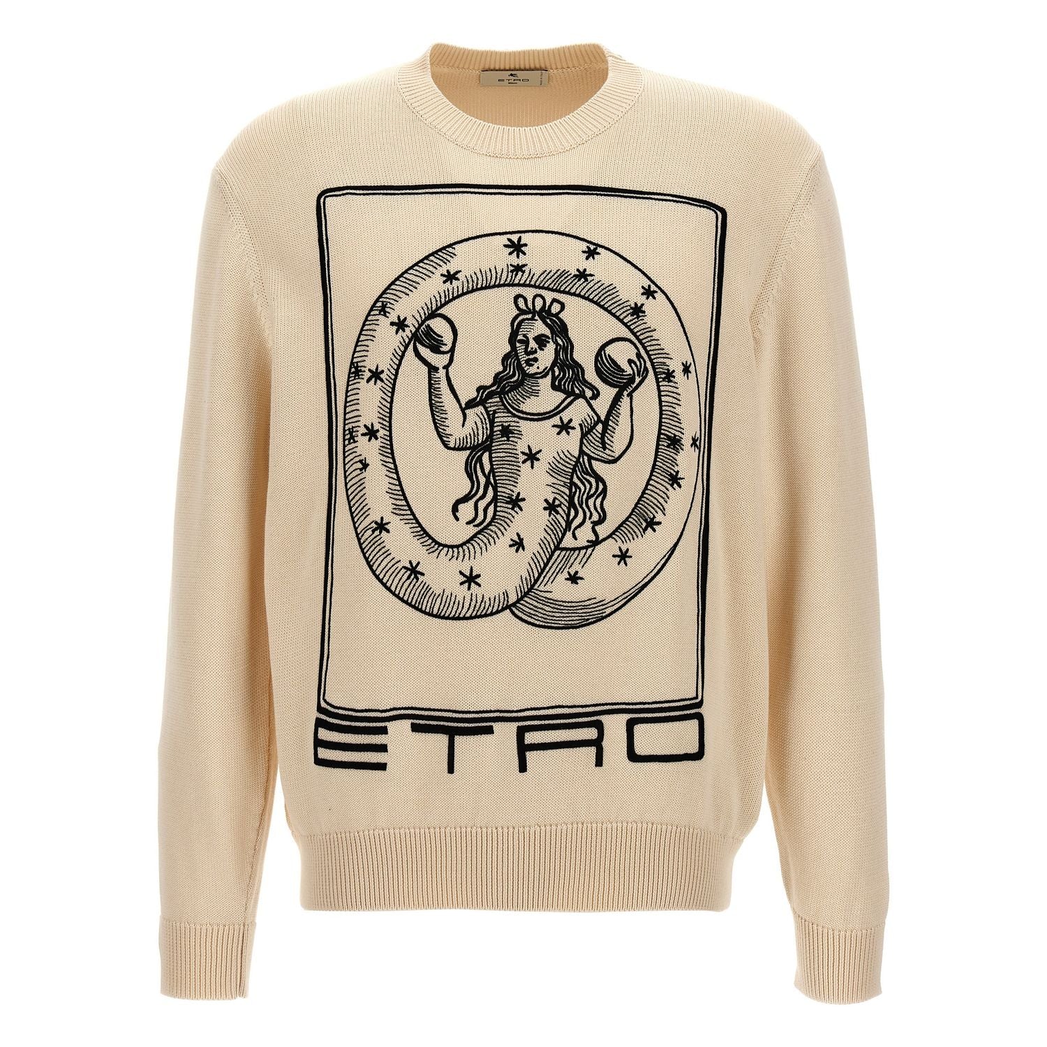 Etro Beige Cotton Cardigan