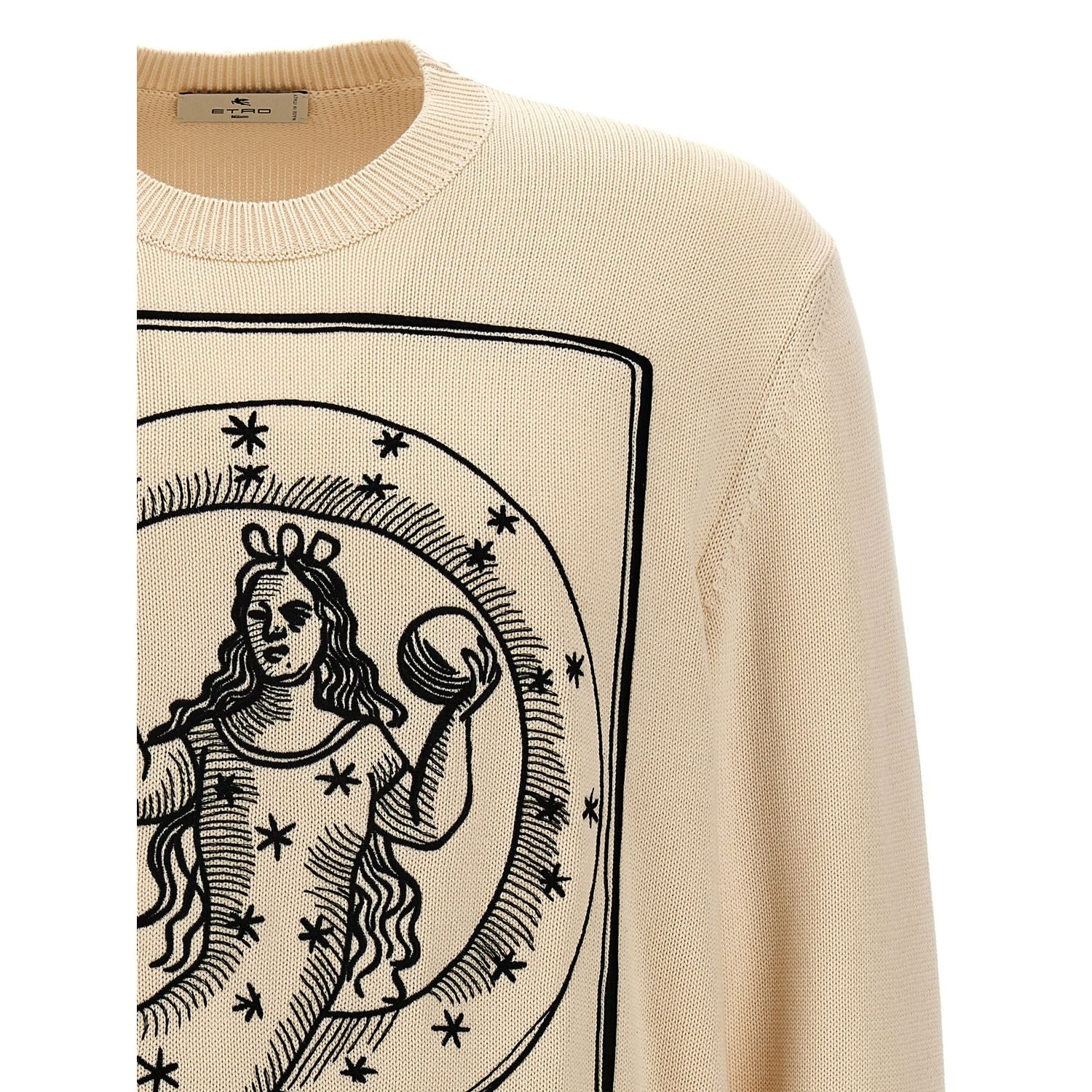 Etro Beige Cotton Cardigan