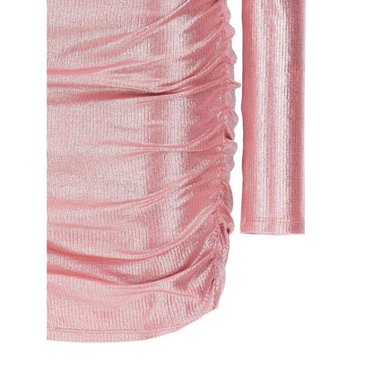 The Andamane Multicolor Mohair Short Dress