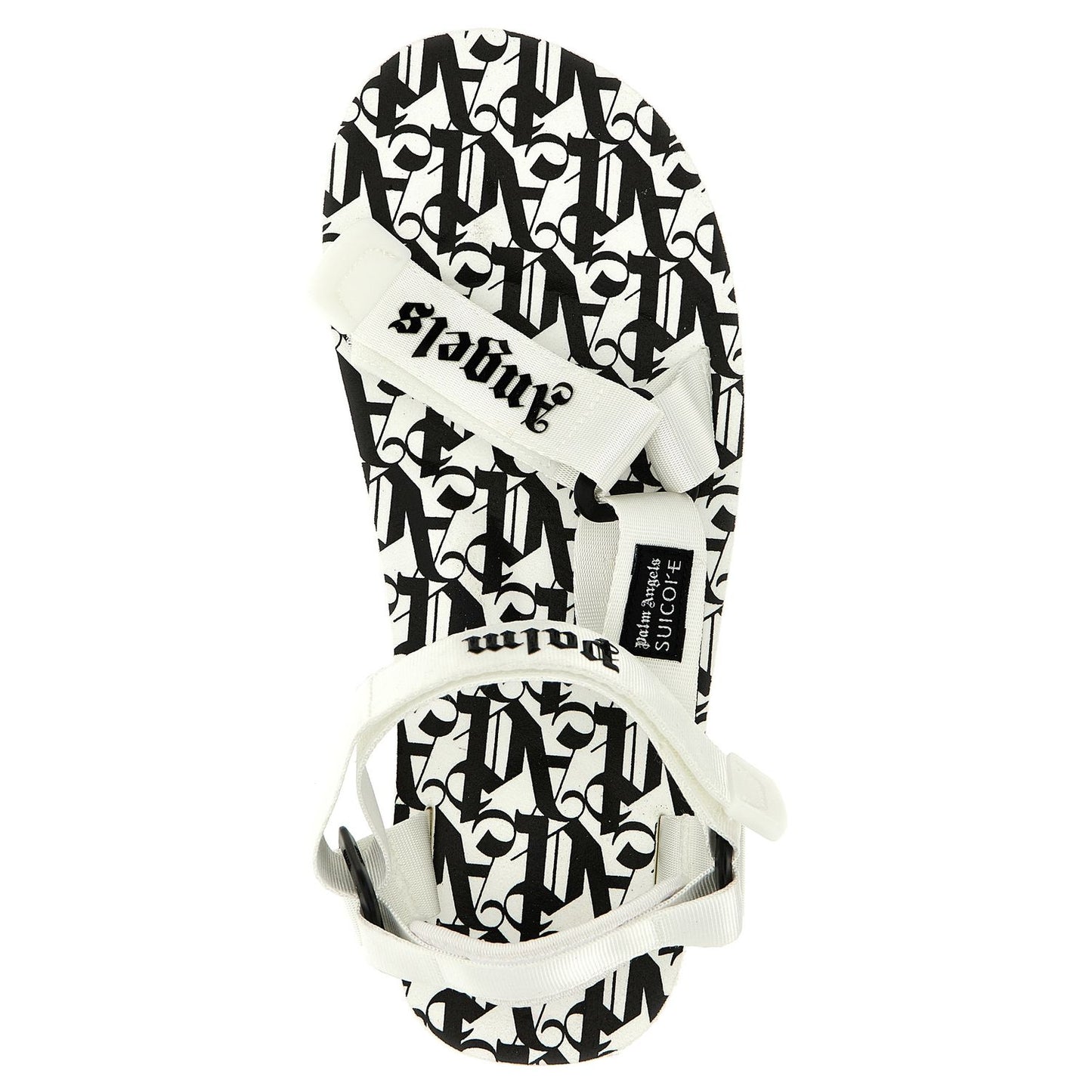 Palm Angels Bicolor Polyester Flat Sandals