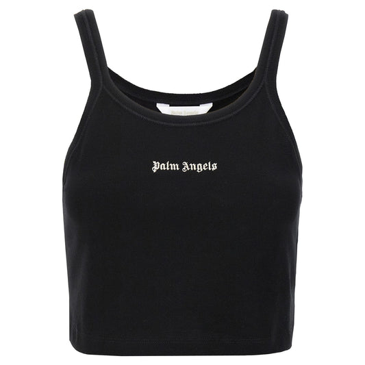 Palm Angels Bicolor Cotton Sport Bra
