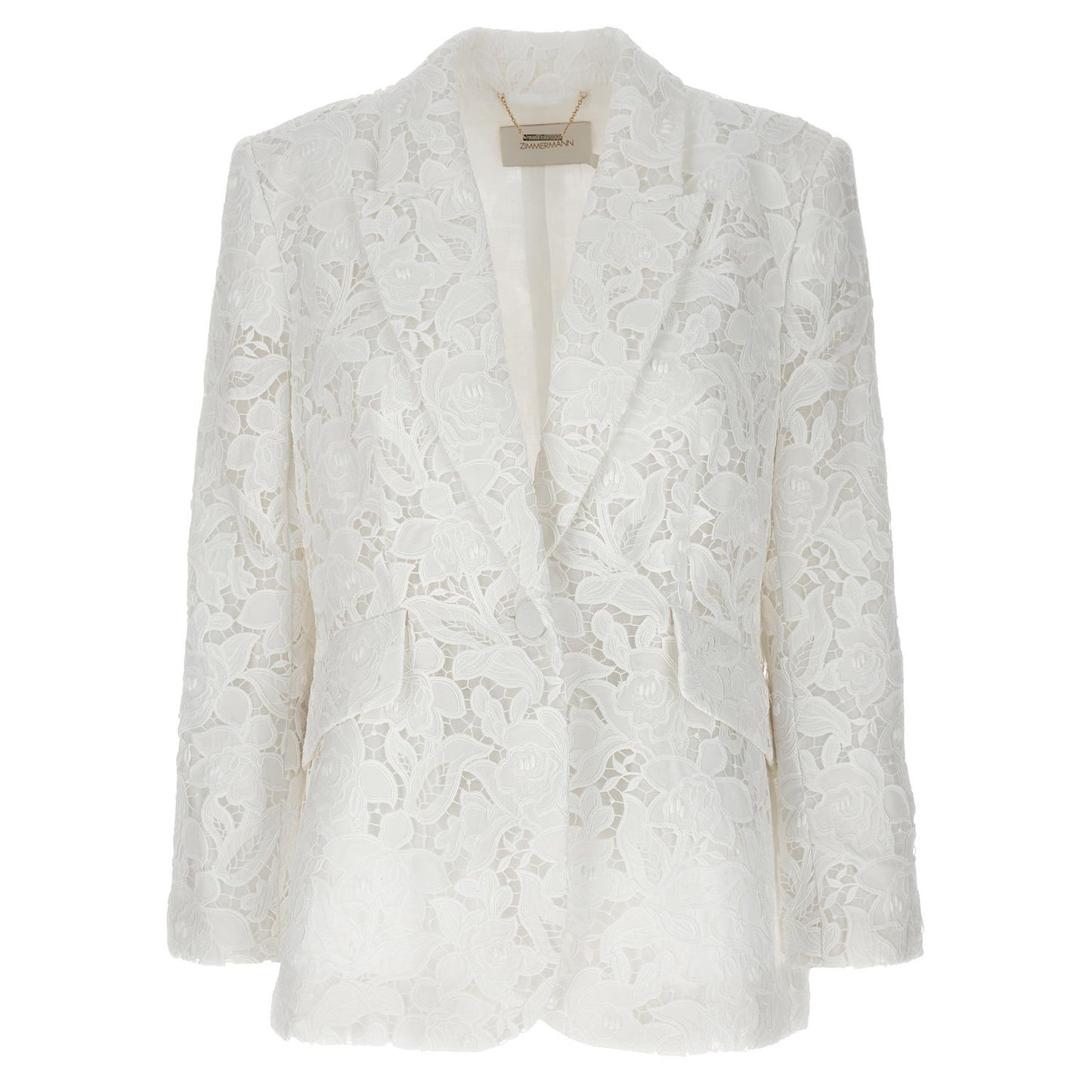 Zimmermann White Polyester Blazer