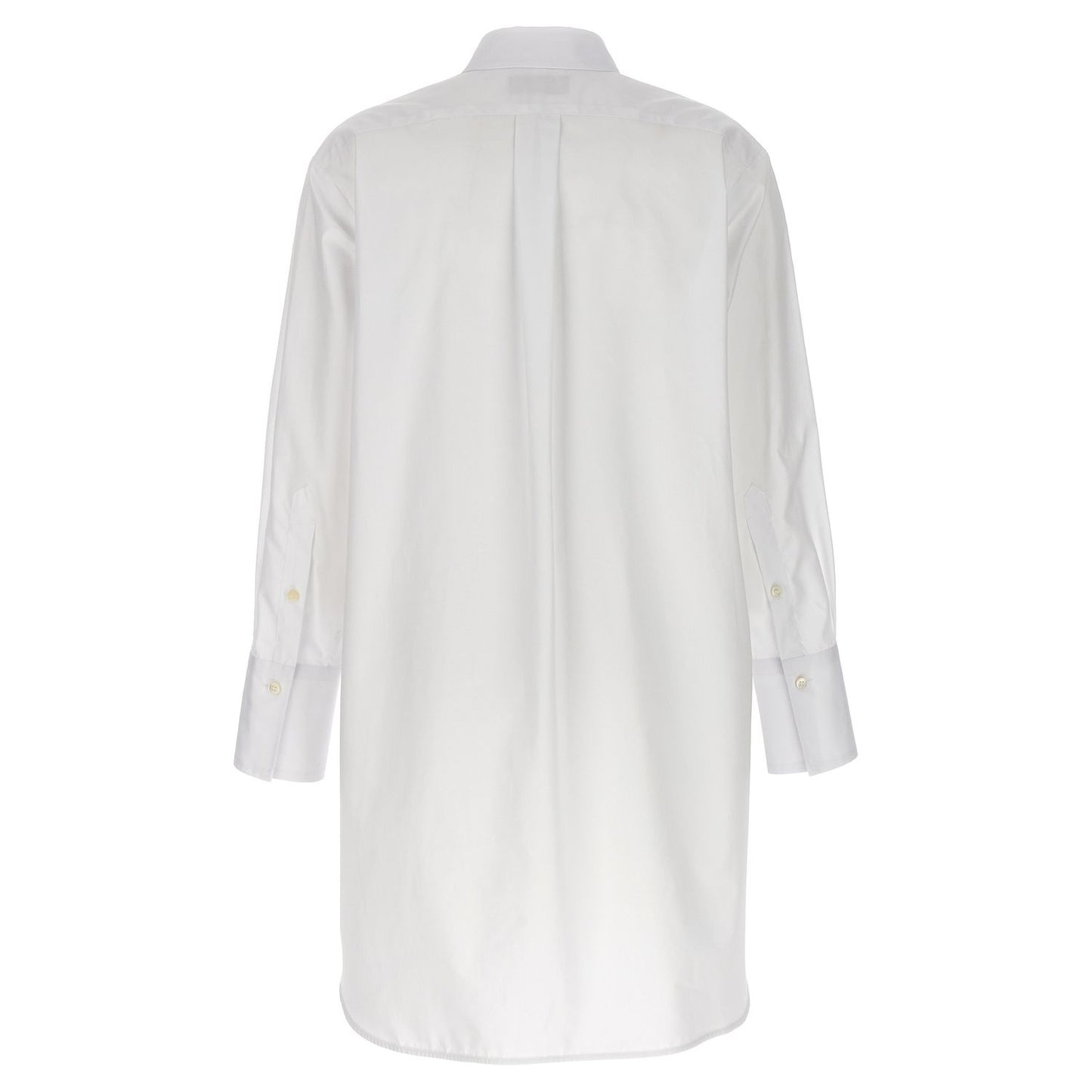 Alberto Biani White Cotton Blouse