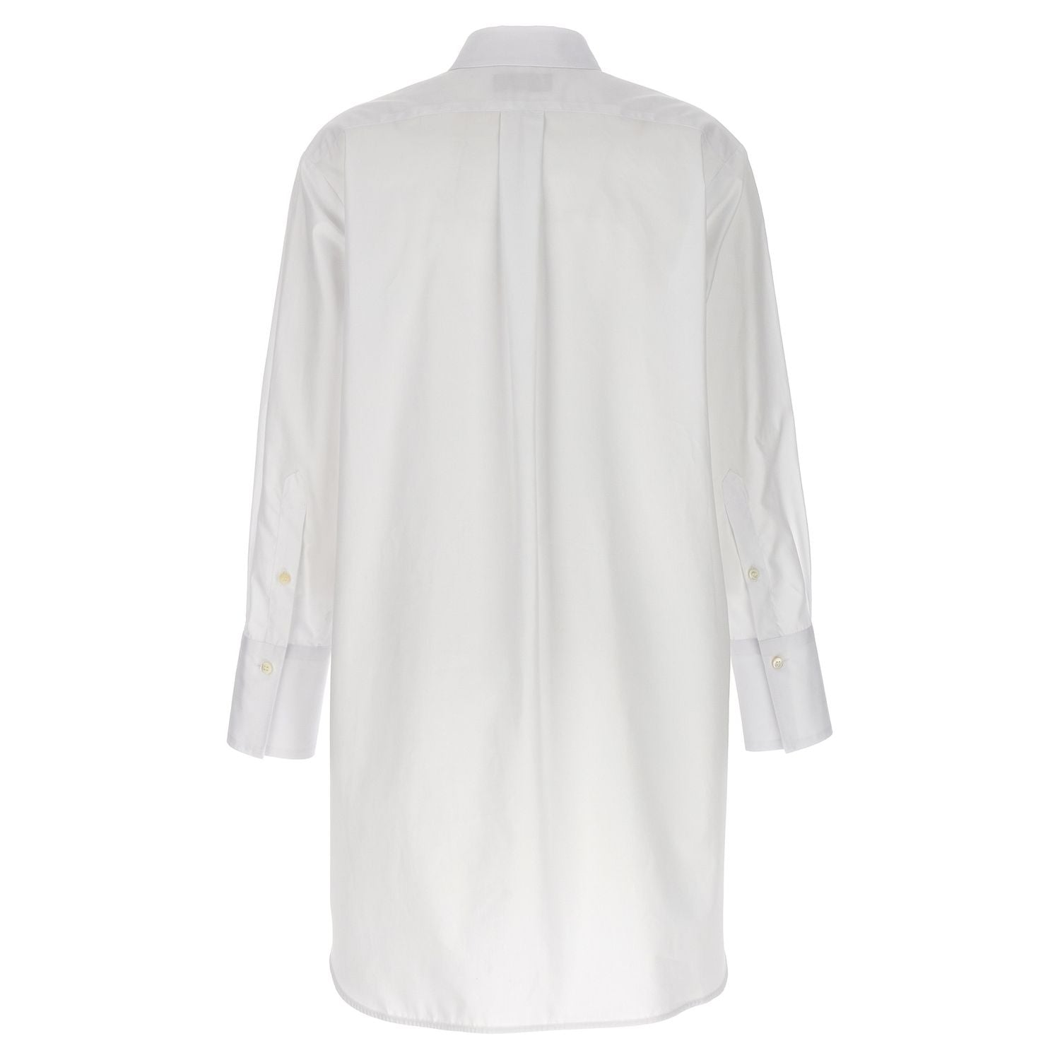Alberto Biani White Cotton Blouse