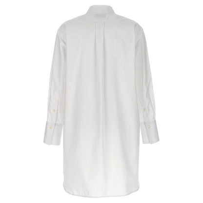 Alberto Biani White Cotton Blouse