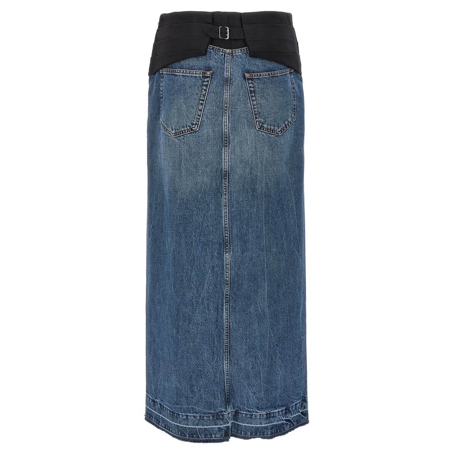 Stella McCartney Blue Cotton Mini Skirt