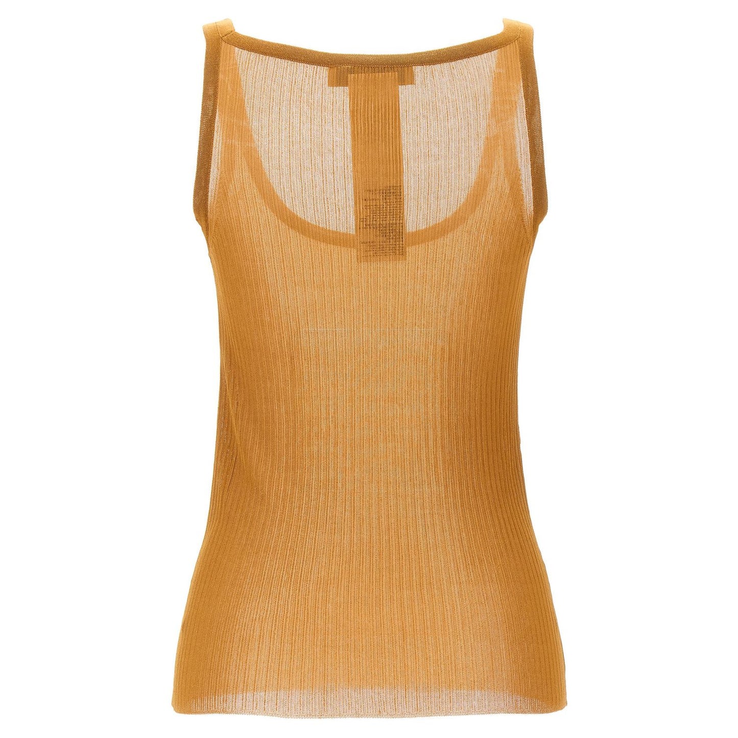 Max Mara Beige Silk Tank Tops