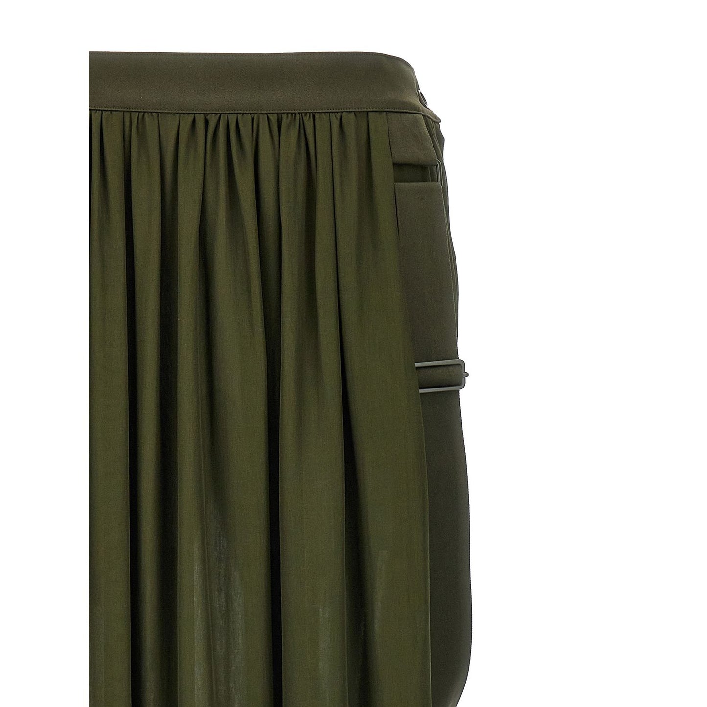 Max Mara Bicolor Silk Mini Skirt