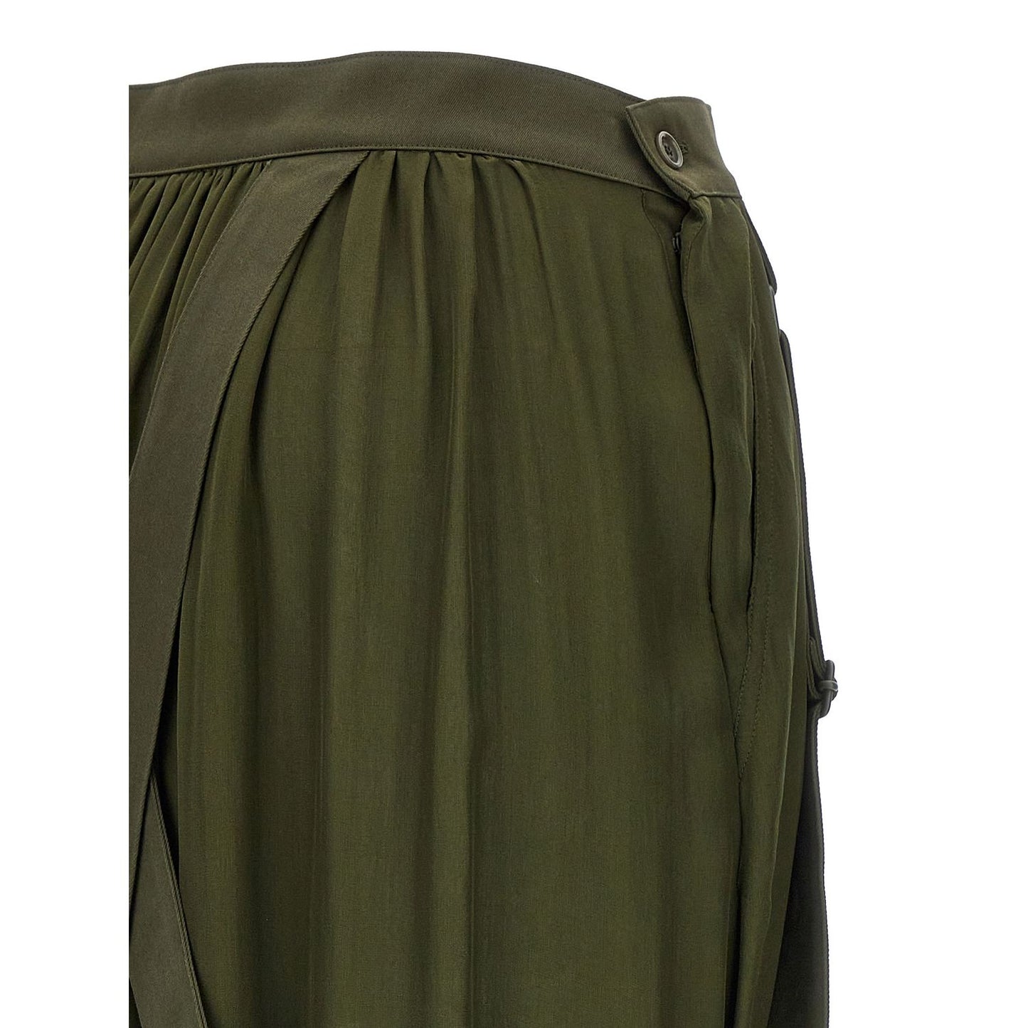 Max Mara Bicolor Silk Mini Skirt