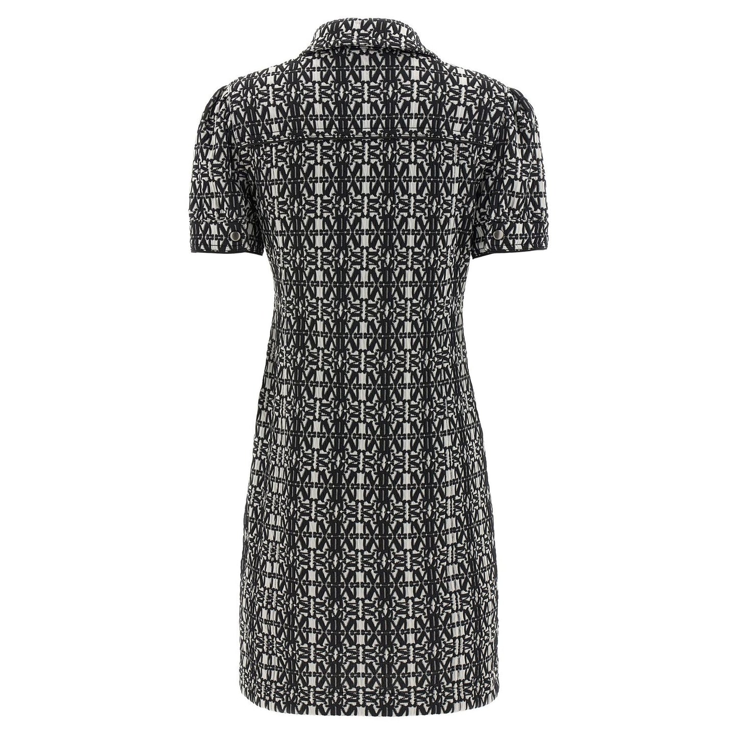 Max Mara Bicolor Polyester Short Dress