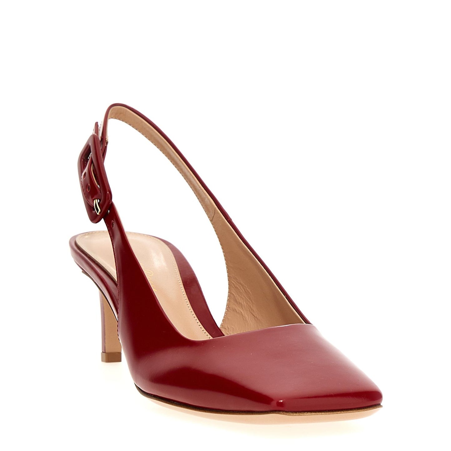 Gianvito Rossi Multicolor Goatskin Mid Heel Pumps