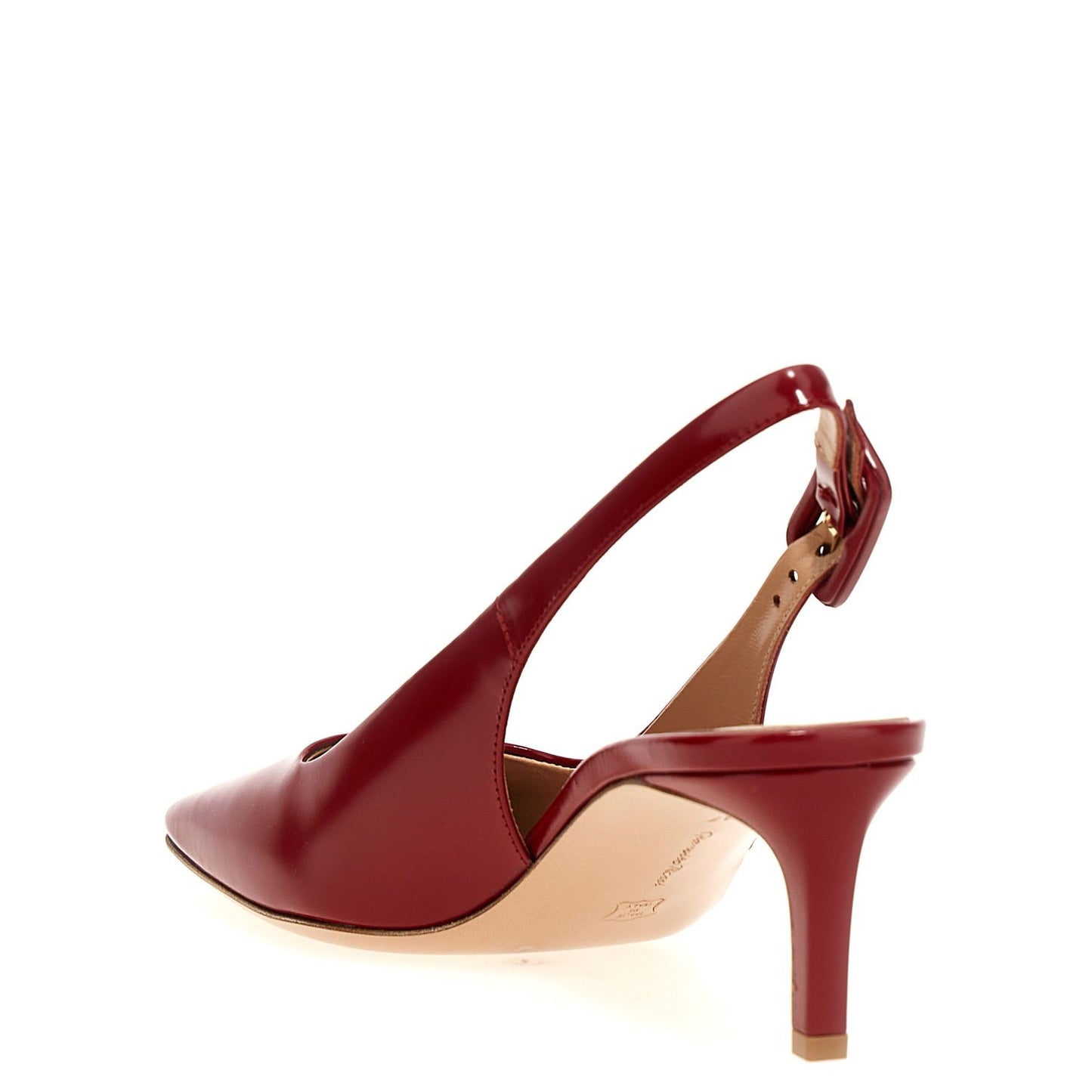 Gianvito Rossi Multicolor Goatskin Mid Heel Pumps