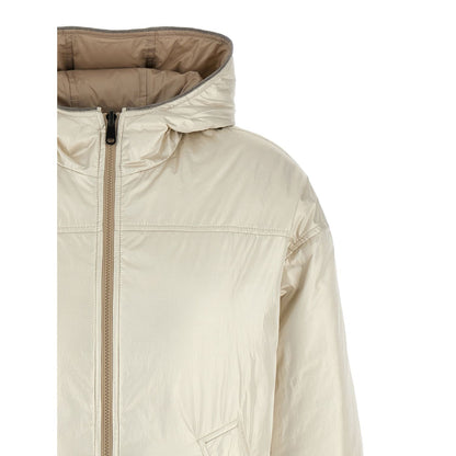Brunello Cucinelli Beige Polyester Full-Length Jacket