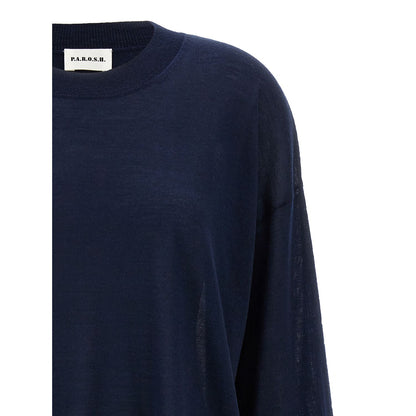 P.A.R.O.S.H. Blue Wool Cardigan