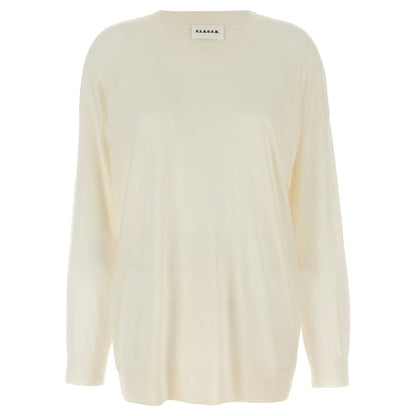 P.A.R.O.S.H. White Wool Cardigan