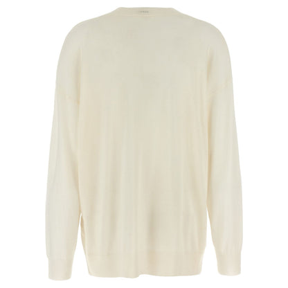 P.A.R.O.S.H. White Wool Cardigan