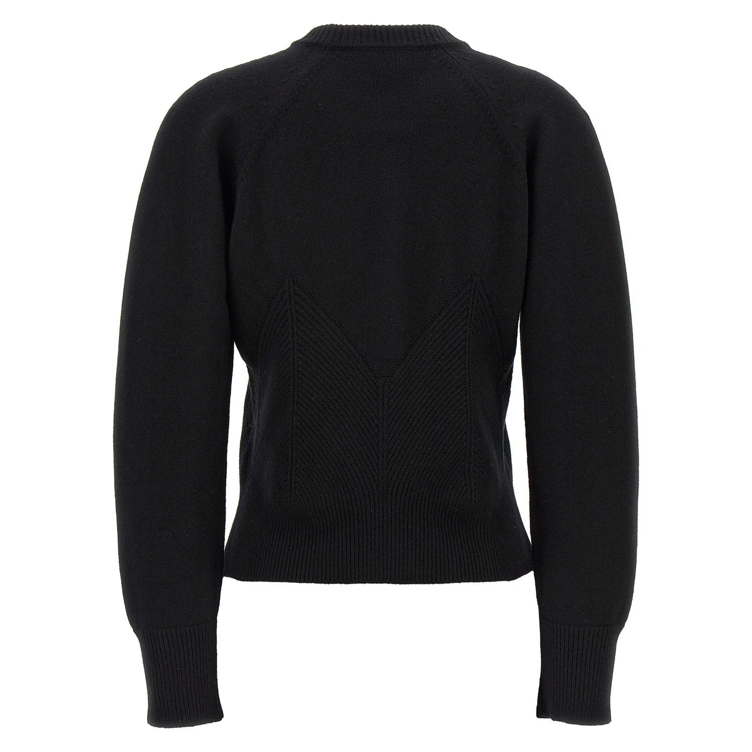 Alexander McQueen Black Wool Cardigan