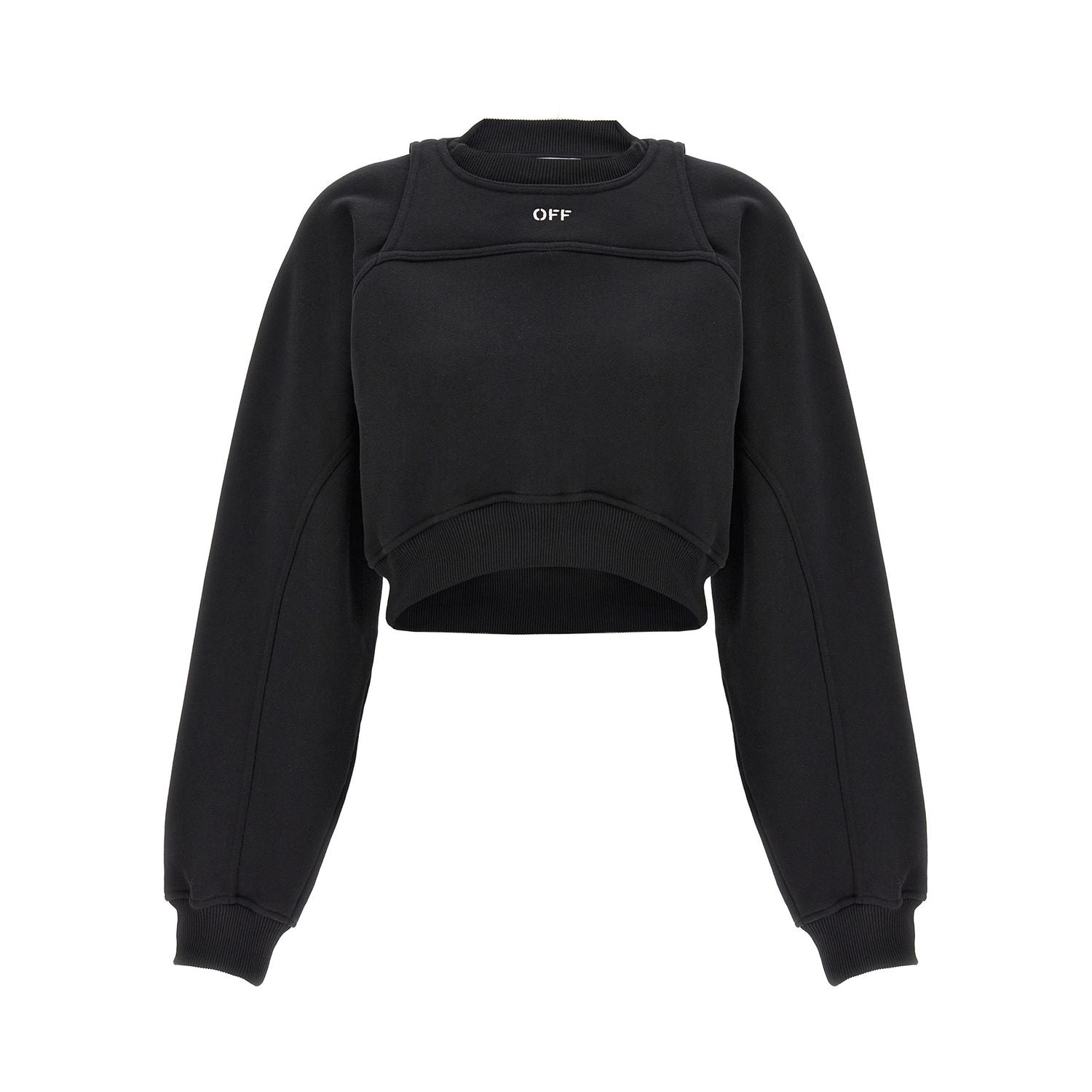 Off-White Bicolor Cotton Sweatshirt