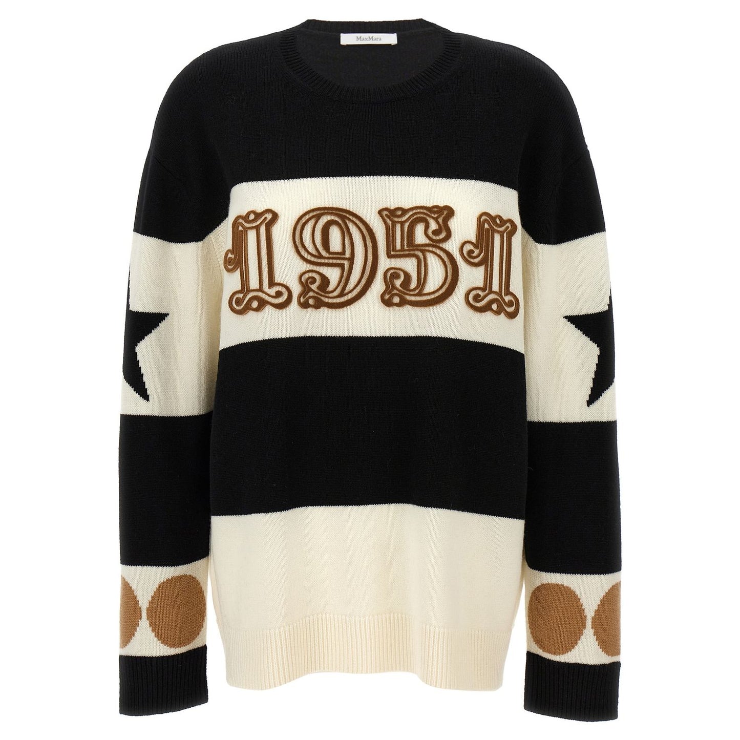 Max Mara Black Wool Cardigan