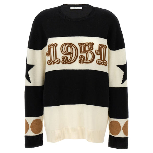 Max Mara Black Wool Cardigan